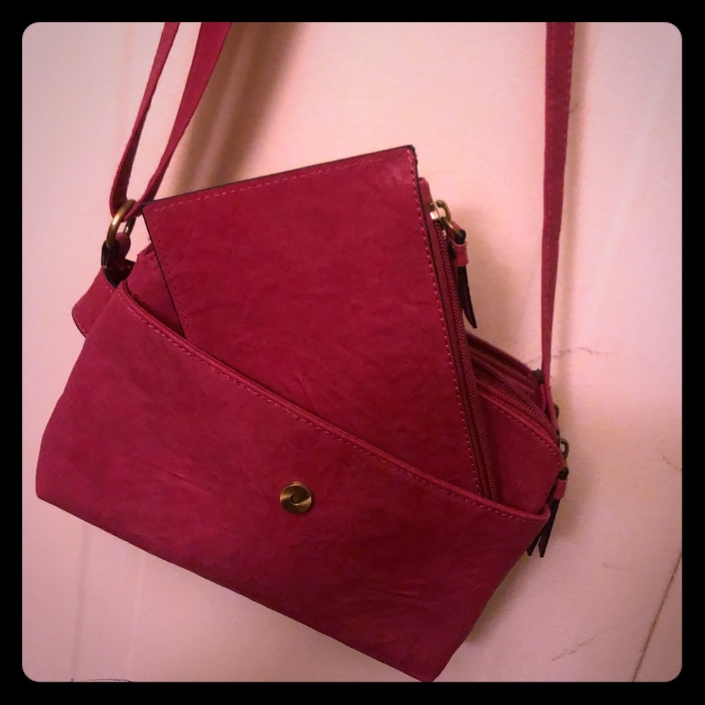 Small Berry Colored Crossbody